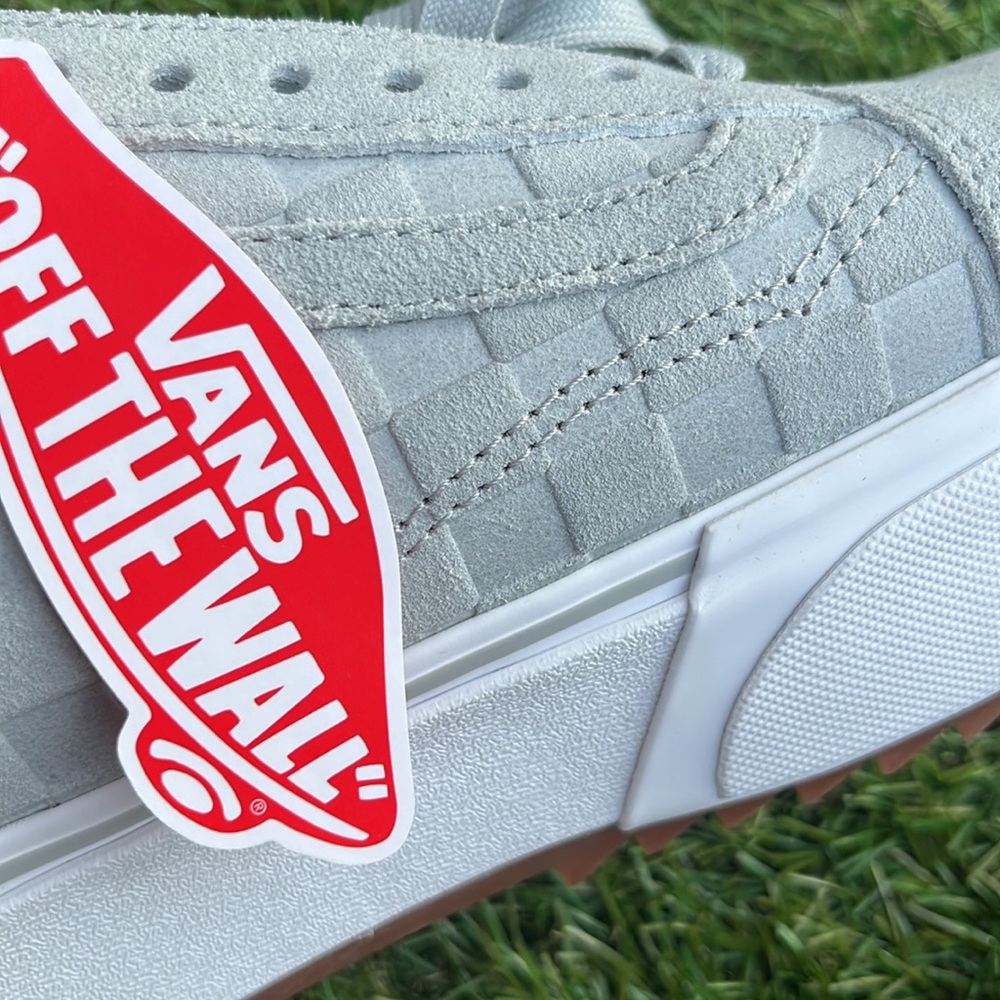 Platform Embossed Check Vans - Picture 5 of 7